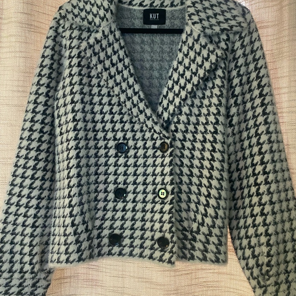 Kut from the Kloth Women's Houndstooth Blazer